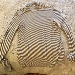 Striped longsleeve turtleneck